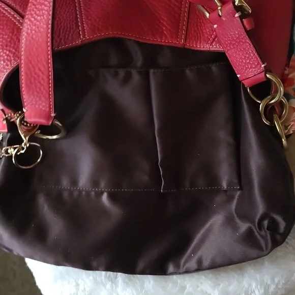 Coach Hamptons Barbie Pink Pebbled Leather Shoulder Bag Is 20yrs Old  In EUC - Picture 14 of 17